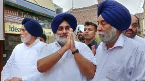 ਬਿਕਰਮ ਮਜੀਠੀਆ ਦੇ ਜਨਮਦਿਨ ਮੌਕੇ, ਜੇਲ੍ਹ ‘ਚ ਮਿਲਣ ਪਹੁੰਚੇ ਸੁਖਬੀਰ ਬਾਦਲ ਤੇ ਹਰਸਿਮਰਤ ਕੌਰ ਬਾਦਲ
