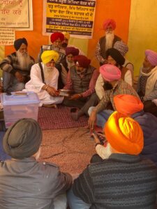 Education Minister Pargat Singh met protestors at Mohali