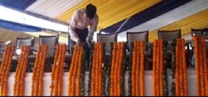 Preparations going on in full throtal for the swearing-in-ceremony of new CM Bhagwant Mann