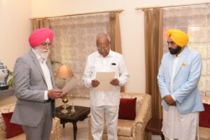 Dr. Inderbir Singh Nijjar sworn in as pro tem Speaker of Punjab Vidhan Sabha