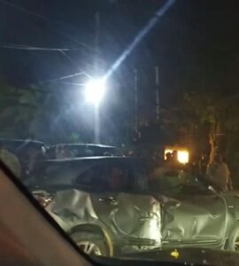 Head on collision in prime locality of Jalandhar cripples traffic