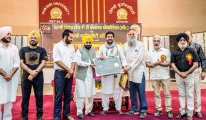 BHAGWANT MANN GUARANTEES TO MAKE PUNJABI UNIVERSITY DEBT FREE