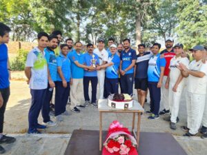 NIT रजिस्ट्रार को क्रिकेट मैच के रूप में अनूठी विदाई