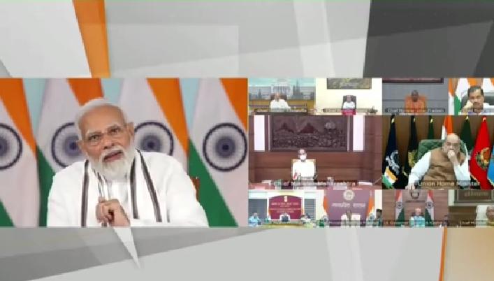 ਕੋਰੋਨਾ ਕਾਰਨ ਵਧਦੇ ਕੇਸਾਂ ਨੂੰ ਦੇਖਦੇ ਹੋਏ PM ਮੋਦੀ ਦੀ ਵੱਖ-ਵੱਖ ਸੂਬਿਆਂ ਦੇ ਮੁੱਖਮੰਤਰੀਆਂ ਨਾਲ ਵੀਡੀਓ ਕਾਨਫਰੰਸ ਰਾਹੀਂ ਮੀਟਿੰਗ ਜਾਰੀ