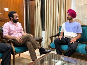 ਮੀਤ ਹੇਅਰ ਵੱਲੋਂ ਭਾਰਤੀ ਕ੍ਰਿਕਟ ਟੀਮ ਵਿੱਚ ਚੁਣੇ ਗਏ ਅਰਸ਼ਦੀਪ ਸਿੰਘ ਦੀ ਹੌਂਸਲਾ ਅਫ਼ਜਾਈ