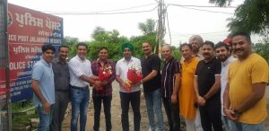 NGO Warriors Group install water cooler on 66 feet road outside Jalandhar Heights I