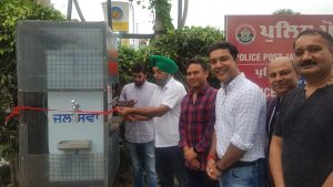 NGO Warriors Group install water cooler on 66 feet road outside Jalandhar Heights I