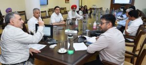 Chief Secretary holds review meeting with top officials and DCs on stubble management