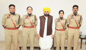 IPS PROBATIONERS CALL ON CHIEF MINISTER BHAGWANT MANN