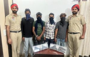 PUNJAB POLICE ARRESTS TWO SHOOTERS AMONG FOUR PERSONS FOR MURDERING SHOPKEEPER IN TARN TARAN; 4 PISTOLS RECOVERED