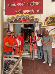 VRINDA MATA MANDIR MANAGEMENT COMMITTEE FELICITATES EMINENT PERSONALITIES