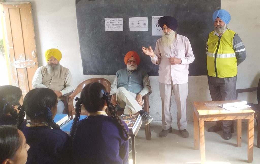 ਅੰਤਰਰਾਸ਼ਟਰੀ ਦਿਵਸ ਮੌਕੇ ਸੜਕੀ ਹਾਦਸਿਆਂ ‘ਚ ਵਿਛੜ ਗਇਆਂ ਨੂੰ ਕੀਤਾ ਯਾਦ
