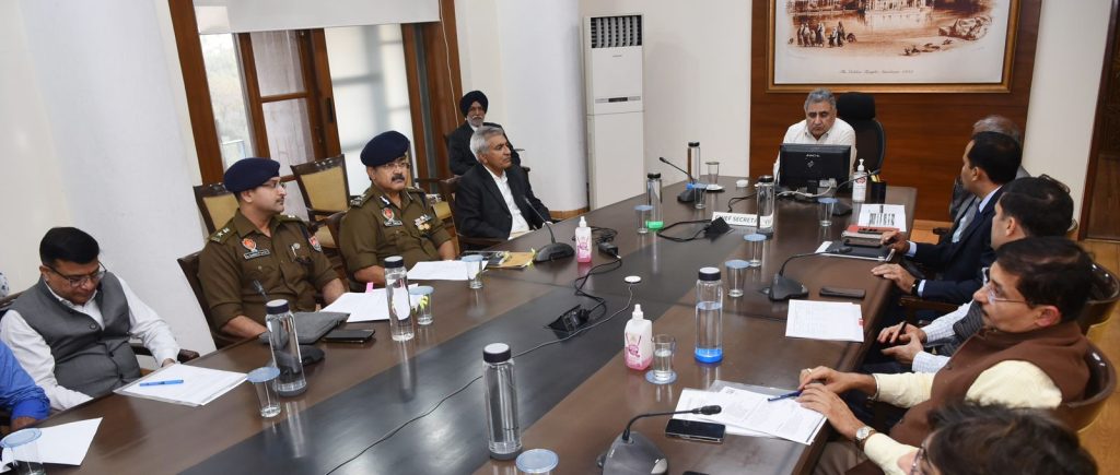 Chief Secretary emphasizes synchronized efforts of all departments to ensure success of Progressive Punjab Investor Summit-2023