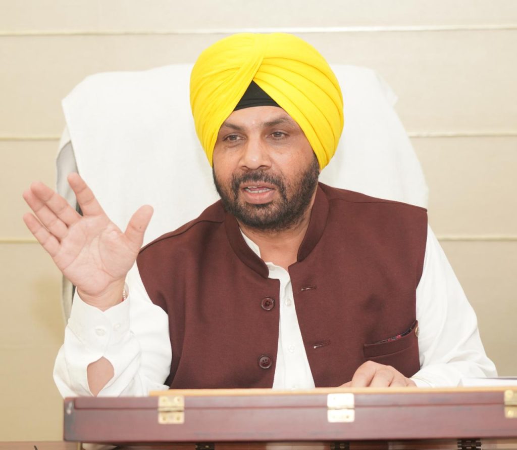 Harbhajan Singh ETO directs officials of PWD to speed up the ongoing development works