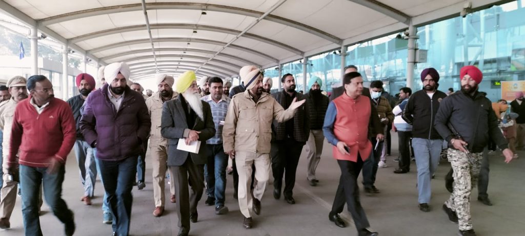 LOCAL GOVERNMENT MINISTER, DR INDERBIR SINGH NIJJAR HELD A MEETING WITH THE SENIOR OFFICIAL OF AMRITSAR AIRPORT AND DISTRICT ADMINISTRATION INCONNECTION WITH THE PREPRATION OF -G20 SUMMIT