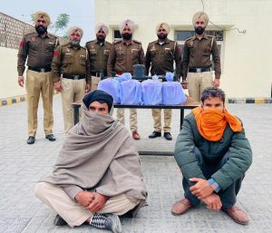 PUNJAB POLICE ARRESTS TWO KINGPINS OF TRANS-BORDER NARCOTIC SMUGGLING CARTEL; 10KG HEROIN, HI-TECH DRONE RECOVERED
