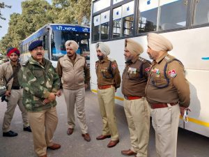 OPS EAGLE  :  PUNJAB POLICE CONDUCTS STATE-WIDE SPECIAL CHECKING AT BUS STANDS, RAILWAY STATIONS