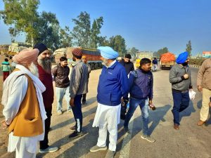 Cheema leads Taxation department teams in surprise checking of goods vehicles near Rajpura