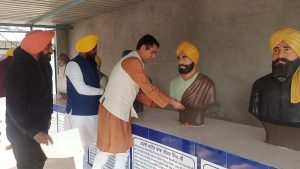 158th BIRTH ANNIVERSARY OF LALA LAJPAT RAI   :   AMAN ARORA PAYS HUMBLE TRIBUTES TO PUNJAB KESARI AT HIS NATIVE VILLAGE DHUDIKE