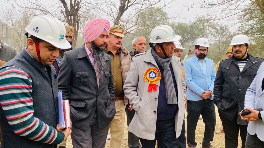 ਜਲ ਸਪਲਾਈ ਅਤੇ ਸੈਨੀਟੇਸ਼ਨ ਮੰਤਰੀ ਬ੍ਰਮ ਸ਼ੰਕਰ ਜਿੰਪਾ ਵੱਲੋਂ ਤਲਵਾੜਾ ਪ੍ਰੋਜੈਕਟ ਦਾ ਦੌਰਾ