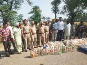 ਆਬਕਾਰੀ ਤੇ ਪੁਲਿਸ ਵਿਭਾਗ ਦੀਆਂ ਟੀਮਾਂ ਨੇ ਦੋ ਔਰਤਾਂ ਕੋਲੋਂ 35000 ਲੀਟਰ ਲਾਹਣ, 59 ਨਜਾਇਜ਼ ਸ਼ਰਾਬ ਦੀਆਂ ਬੋਤਲਾਂ ਕੀਤੀਆਂ ਬਰਾਮਦ