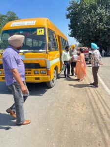 ਰੀਜਨਲ ਟਰਾਂਸਪੋਰਟ ਅਫ਼ਸਰ ਤੇ ਡੀ.ਐਸ.ਪੀ. ਟ੍ਰੈਫਿਕ ਵੱਲੋਂ ਸੇਫ ਸਕੂਲ ਵਾਹਨ ਪਾਲਿਸੀ ਤਹਿਤ ਸਕੂਲੀ ਬੱਸਾਂ ਦੀ ਚੈਕਿੰਗ