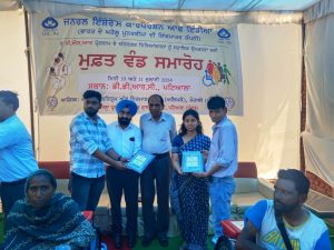 ਰੈੱਡ ਕਰਾਸ ਵੱਲੋਂ ਦਿਵਿਆਂਗਜਨ ਨੂੰ ਮੁਫ਼ਤ ਸਹਾਇਤਾ ਉਪਕਰਨਾਂ ਦੀ ਵੰਡ