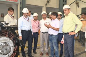 General Manager of Banaras Locomotive Works Visits Patiala Locomotive Works