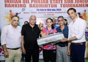 Indian Oil Punjab State Sub-Junior Badminton Ranking Tournament concludes