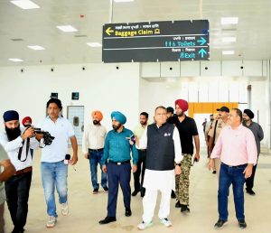 Halwara Airport 100% complete on Civil Side, 20 days to go on IAF side, MP Arora visits Airport