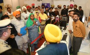 CM listens grievances of people during Sarkar Tuhaade Dwaar at Jalandhar