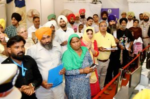 CM listens grievances of people during Sarkar Tuhaade Dwaar at Jalandhar