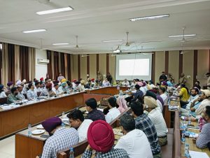 Cabinet Minister Lal Chand Kataruchak reviews schemes implementation and development works