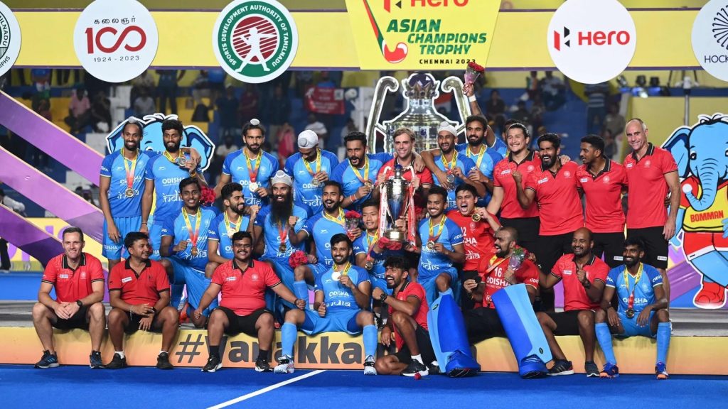 मुख्यमंत्री द्वारा एशियन चैंपियंस ट्रॉफी जीतने पर भारतीय हॉकी टीम को बधाई