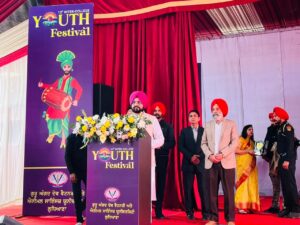 Cabinet Minister inaugurates 13th inter-college Youth festival by Guru Angad Dev Veterinary & Animal Sciences University
