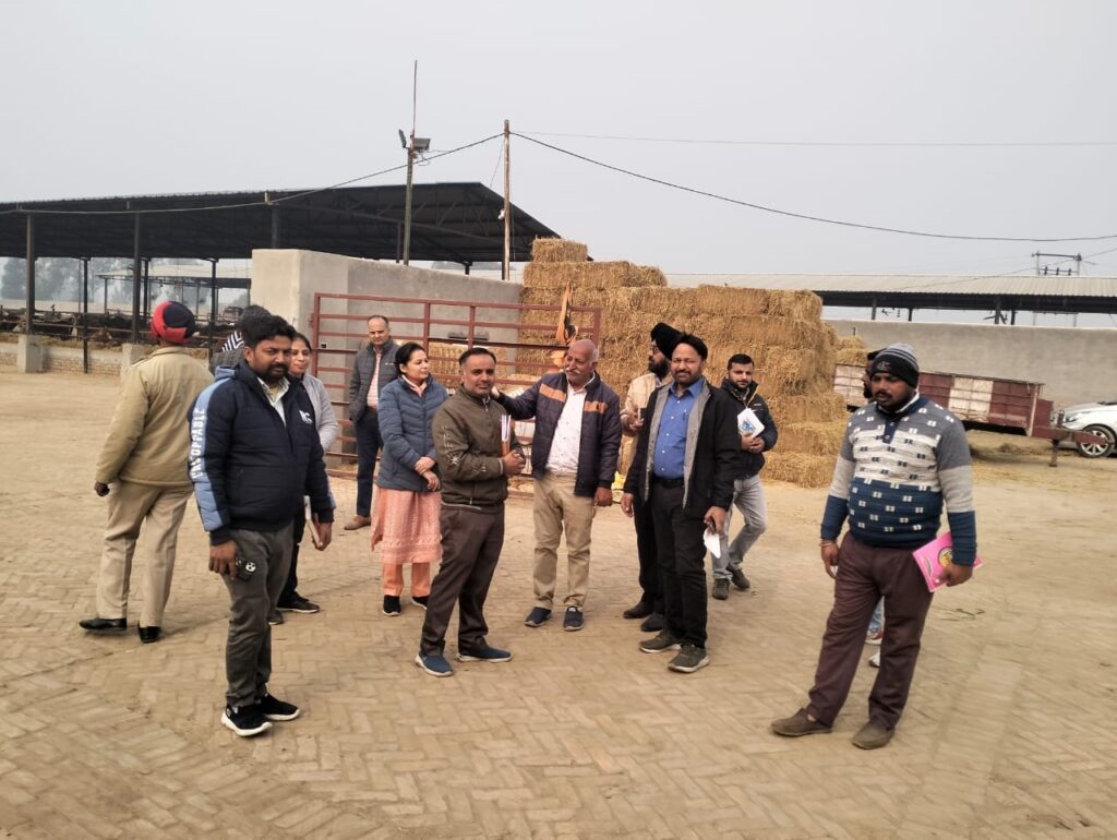 ਵਧੀਕ ਡਿਪਟੀ ਕਮਿਸ਼ਨਰ ਵੱਲੋਂ ਸਰਕਾਰੀ ਗਊਸ਼ਾਲਾ ਪਿੰਡ ਸਲੇਮਸ਼ਾਹ ਦਾ ਅਚਨਚੇਤ ਦੌਰਾ, ਗਊਆਂ ਦੀ ਦੇਖਭਾਲ ਅਤੇ ਖਾਣ ਪੀਣ ਲਈ ਕੀਤੇ ਪ੍ਰਬੰਧਾਂ ਦਾ ਲਿਆ ਜਾਇਆ