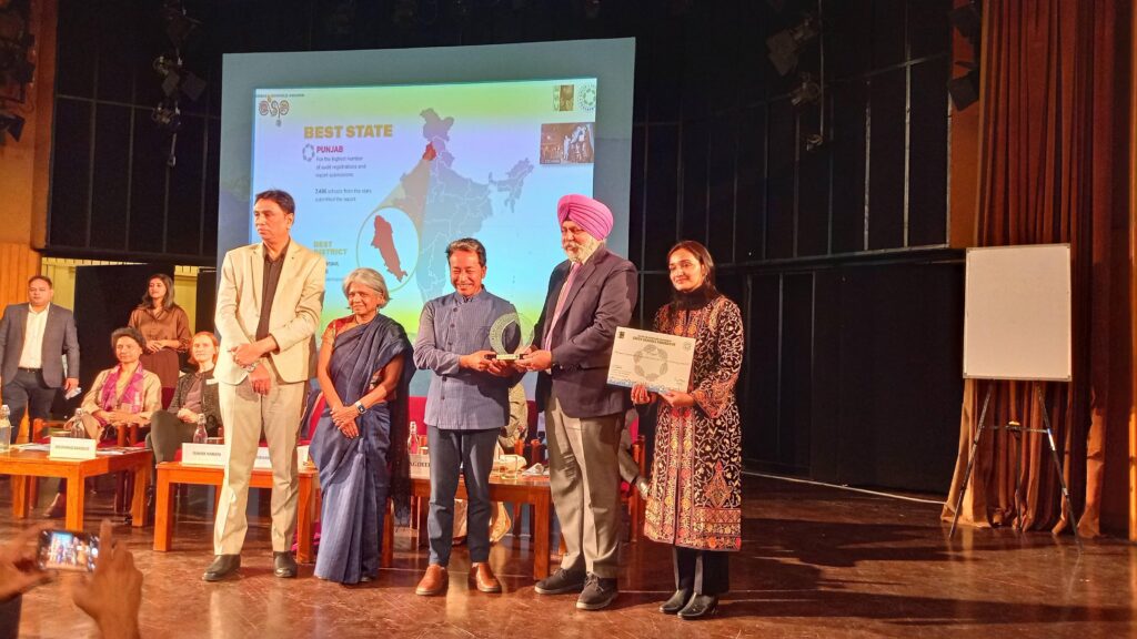 Punjab Honored with ‘Best State’ and ‘Best District’ Awards under Green Schools Programme