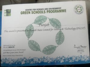 Punjab Honored with ‘Best State’ and ‘Best District’ Awards under Green Schools Programme