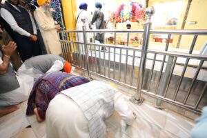ਮੁੱਖ ਮੰਤਰੀ ਨੇ ਤਖ਼ਤ ਸ੍ਰੀ ਕੇਸਗੜ੍ਹ ਸਾਹਿਬ ਵਿਖੇ ਮੱਥਾ ਟੇਕਿਆ
