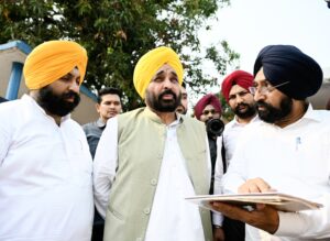 CM MANN AT NANGAL DAM: NOT A SINGLE DROP OF PUNJAB’s WATER WILL BE ALLOWED TO BE STOLEN