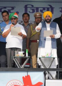 From Patriots to Protectors: Mann Vows Drug-Free Punjab in Historic Pad Yatra at Chandigarh