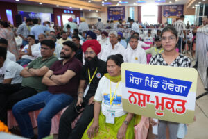 PEOPLE OF ONCE DRUG HOTSPOT VILLAGE LAKHANPAL THANKS CM FOR RESTORING SMILES ON FACES OF PEOPLE