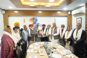 Punjab Government to celebrate the 650th Parkash Purb of Sri Guru Ravidass Ji on a grand scale with guidance & blessings of saints, great men and religious sects: Finance Minister Harpal Singh Cheema