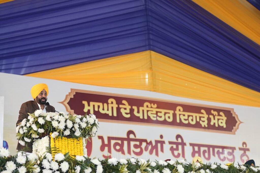 The Huge turnout at the rally during the Maghi Mela is proof that the people have made up their minds to elect Bhagwant Mann as Chief Minister again – Manish Sisodia