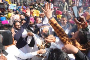 AAP Launches Statewide Protests Against ‘Anti-Dalit Congress’ over Partap Singh Bajwa Casteist Remarks Against Harbhajan Singh ETO Insult Entire Dalit Community