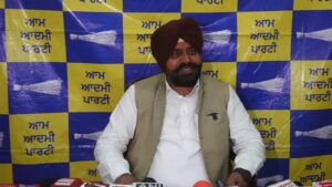 AAP MLA Gurdeep Singh Randhawa Condemns Congress Leader Sukhjinder Randhawa’s Remarks Against Police Administration