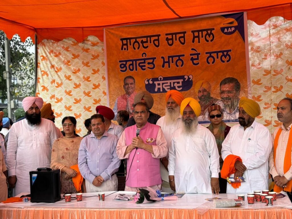 ਪੰਜਾਬ ਭਾਰਤ ਦਾ ਮੋਹਰੀ ਸੂਬਾ ਬਣਨ ਵੱਲ ਲਗਾਤਾਰ ਵਧ ਰਿਹਾ ਹੈ – ਕੈਬਨਿਟ ਮੰਤਰੀ ਸੰਜੀਵ ਅਰੋੜਾ