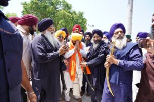 CM Bhagwant Singh Mann leads Shukrana Yatra from Sri Anandpur Sahib after implementation of anti-beadbi law in Punjab
