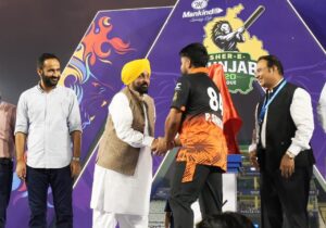 CM Bhagwant Singh Mann inaugurates Punjab’s first-ever Sher-e-Punjab T20 Cricket League; Says League to give wings to Punjab’s cricketing talent