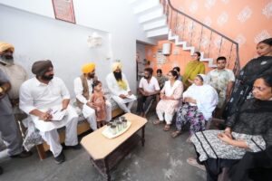 CM Bhagwant Singh Mann Begins Door-To-Door Election Campaign From Dhuri, Highlights ‘Mann Da Munafa’